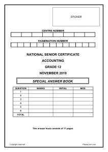 Accounting Nov 2019 Answer Book Eng