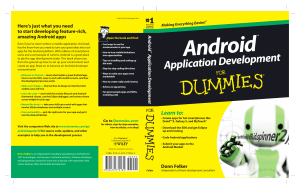 Android App Development for Dummies