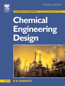 chemical engineering design  fourth edition  chemical engineering volume 6  coulson  amp  richardson  039 s chemical engineering 
