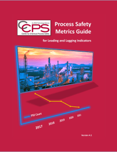 ccps process safety metrics - v4.1