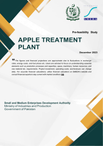 Apple Treatment Plant Rs. 102.46 million Dec-2023