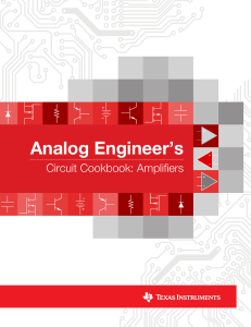 Analog Engineers Circuit cookbook Amplifiers slyy137a