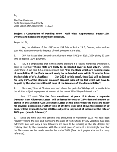draft letter to DDA VC 4 feb