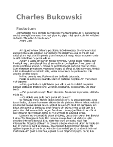 Charles Bukowski Factotum 10