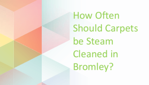 How Often Should Carpets be Steam Cleaned in Bromley