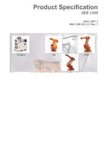 IRB 1400 Robot Product Specification