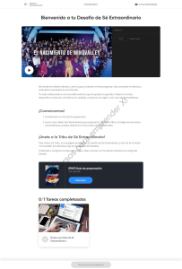 0.Captura de pantalla  - Parte 1 - Bienvenido a tu Desafío de Sé Extraordinario  - platform.mindvalley.com watermark