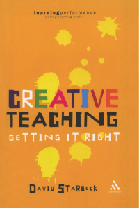 Creative Teaching - Getting it Right