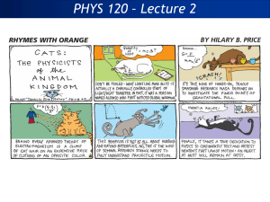 PHYS120 Lecture2 2024