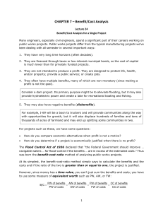 24 - Benefit-Cost Analysis