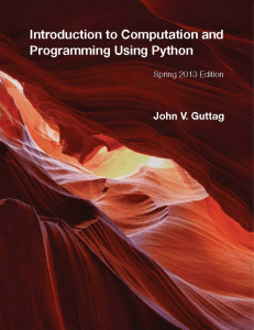 Intro-Computation-Programming-using-Python