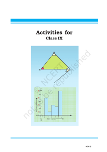 CBSE Class 9 Maths Lab Manual Activity 1 to 10 in English