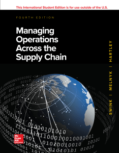 Morgan Swink  Steven A. Melnyk  Janet L. Hartley - Managing operations across the supply chain-McGraw-Hill Education (2020)