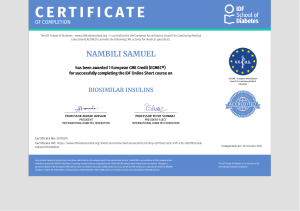 Nambili Samuel: International Diabetes Federation (IDF)