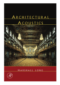 Architectural Acoustics - Marshall Long (2005)