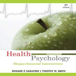 Health Psychology Biopsychosocial Interactions Sarafino E P 7ed (1)