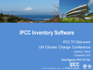 COP24 IPCC Inventory Software-7Dec