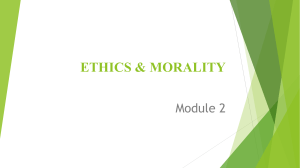 Ethics & Morality