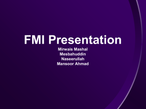 Mutual Fund - FMI presentation