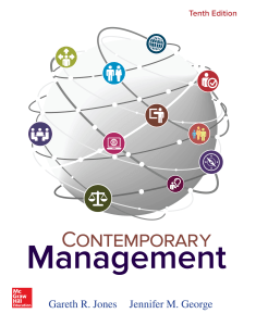 Contemporary Management (10th edition)
