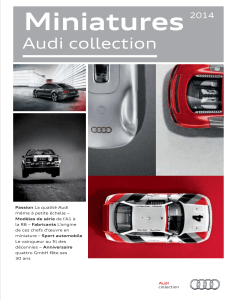 Audi Miniature 2014