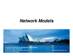 NETWORK MODELS LESSON 3