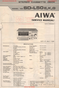 aiwa sd-l50e g k sm