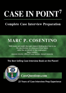 [Marc Cosentino] Case In Point Complete Case Interview Preparation