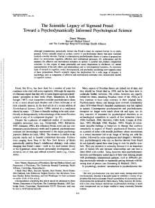 Westen-1998 - Psychodinamically informed Science