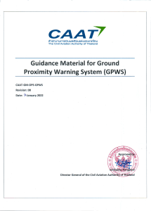 CAAT-GM-OPS-GPWS-Revision-00