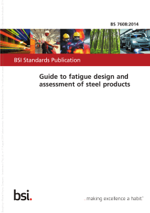 BS 7608-2014 Guide to fatigue design+steel product assessment