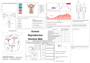 Human Reproduction Revision Mat - A3