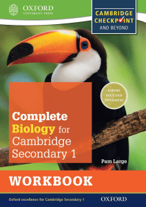 Complete biology for cambridge secondary WB