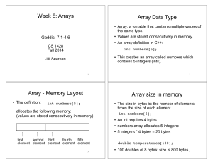 array