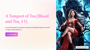 Get [Free] Books A Tempest of Tea (Blood and Tea, #1) by Hafsah Faizal