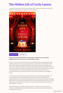 Download [epdf] Book The Hidden Life of Cecily Larson by Ellen Baker