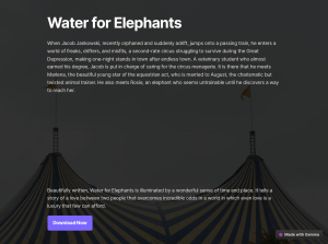 Download (EPUB) Water for Elephants by Sara Gruen