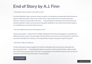 Read (Book) End of Story by A.J. Finn