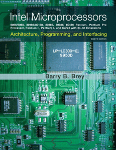 The Intel Microprocessors   Barry B. Brey 8th 