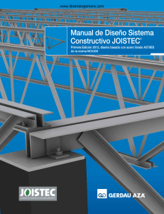 Manual de Diseño Sistema Constructivo JOISTEC