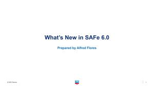 What's New in SAFe 6.0