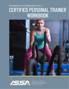 certified personal trainer workbook