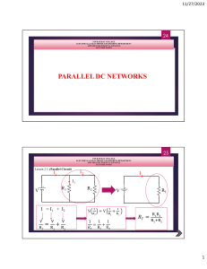 Paralel DC Network 24-31