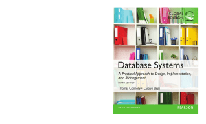 Beg, Carolyn E. Connolly, Thomas M - Database systems  a practical approach to design, implementation, and management (2015, Pearson) - libgen.li