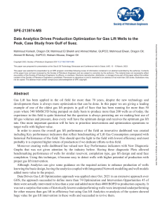 spe-213974-ms - Data Analytics Drives Production Optimization for Gas Lift Wells to the Peak (1)