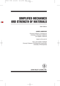 JAMES AMBROSE-Simplified Mechanics and Strength of Materials, 6th Edition
