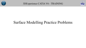 Practice Problems Surface modelling