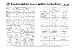 AWS - Weld Symbol chart
