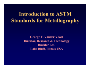 ASTMStandardsForMetallography
