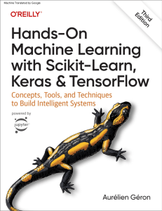 Aprende Machine Learning con Scikit Learn, Keras y TensorFlow